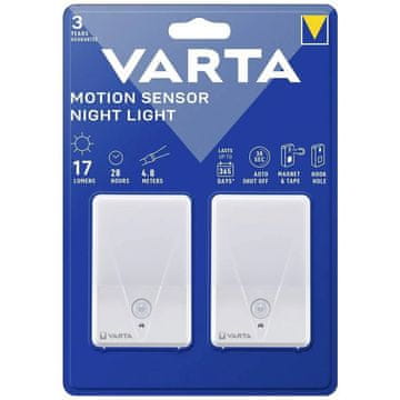 Varta VARTA noćno svjetlo sa senzorom pokreta 16624 2 kom
