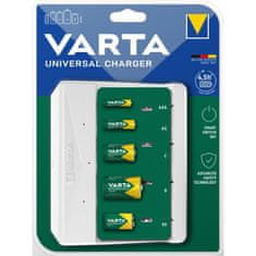 Varta VARTA UNIVERZALNI PUNJAČ 57658 9V, R14, R20 (bez baterija)
