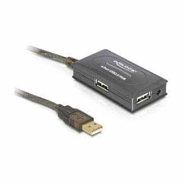 Delock line extender/repeater USB do 10m +hub 82748