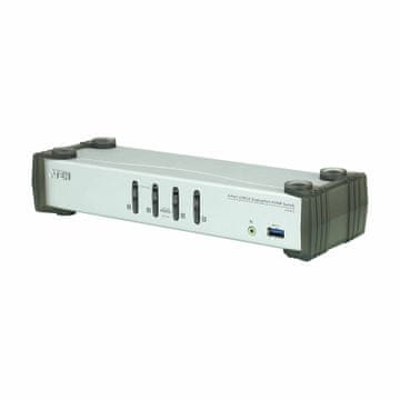 Aten KVM preklopnik 4x1 DisplayPort USB3.0 s kablovima CS1914