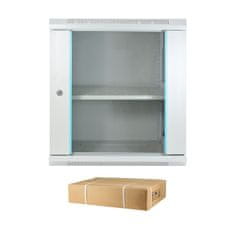 Datech zidni ormar 18U 901 600x450 sivi + polica DP.6418.9000