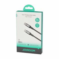 Joyroom  kabel USB C-C 1m 60W crni pleteni S-A28