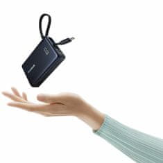 BASEUS prijenosna baterija 10.000mAh 45W PowerBank TipC kabel crna P10076803123-0
