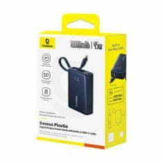 BASEUS prijenosna baterija 10.000mAh 45W PowerBank TipC kabel crna P10076803123-0
