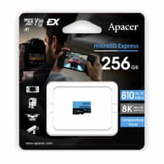 Apacer microSD express 256GB memorijska kartica U3 V30 switch AP256GMCEXG3X17-RA
