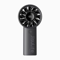 JISULIFE Life4 USB-C ventilator 3600mAh, crno