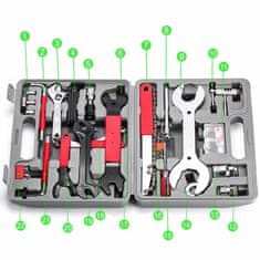 MG BicycleTool komplet alata za bicykel 44kom, siva