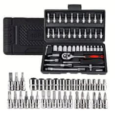 MG Socket Wrenches set nasadnih ključeva 46 kom, crni
