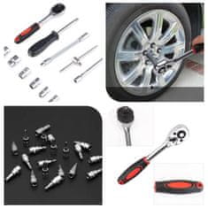 MG Socket Wrenches set nasadnih ključeva 46 kom, crni
