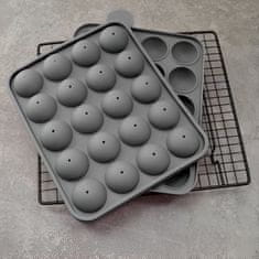 MG Cake Pops silikonski kalup za kekse, crni