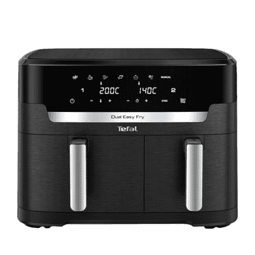 Tefal Zračna friteza Dual Easy Fry XXL EY9428E0, crna
