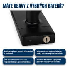 BOT Pametna kvaka za vrata Tuya H2 crna