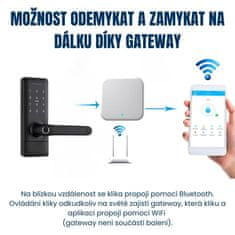 BOT Pametna kvaka za vrata Tuya H2 crna