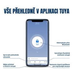 BOT Pametna kvaka za vrata Tuya H3 crna