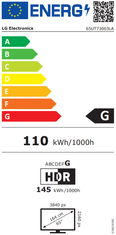 LG 65UT73003LA Pametni TV, 164 cm, 4K UHD (65UT73003LA.AEUQ)
