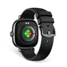 Ksix smartwatch Iria, 1,7" AMOLED, 4 dana aut., metal i silikon. narukvica, crna