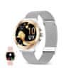 Smartwatch Lya, 1,19” AMOLED, 5 dana aut., met. i sili. narukvica, srebrni