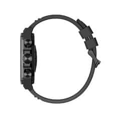 Ksix Smartwatch Titanium, AMOLED 1,43” zaslon, 2 remena, 5 dana aut., crni