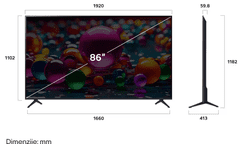 LG 86UA75006LA TV, UHD, webOS 25 (86UA75006LA)