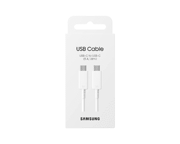KEDO USB kabel Samsung USB-C do USB-C, 100W, 5A, 1,8m, bijeli EP-DX510JWEGEU