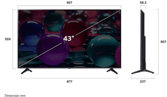 LG 43UA73003LA TV, UHD, webOS 25 (43UA73003LA)