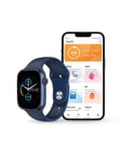 Ksix smartwatch Urban 4, 2.15” IPS zakrivljeni zaslon, 5 dana aut., IP68, plavi