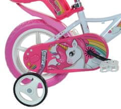 Dino bikes Dječji biciklistički bicikl tiskar jednorog 12 "