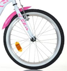 Dino bikes Djevojka bicikla dino bicikli 20 "bijela ružičasta