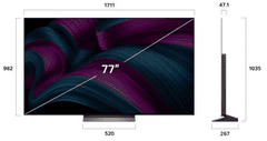 LG OLED77C51LA evo AI TV, UHD, OLED (OLED77C51LA)