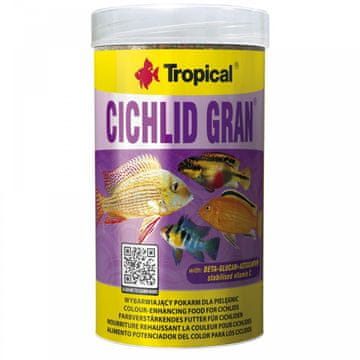 TROPICAL CICHLID GRAN 1000ML/550G