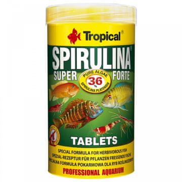 Tropical Super Spirulina Forte tablete 250ml/150g ca. 340 kom.