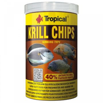 Tropical krill chips 250ML/125G