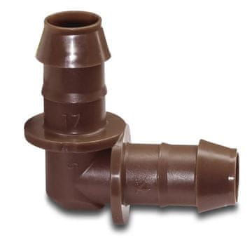 RainBird Rain Bird koljeno, plastika, 17 mm naborano, 3,5 bara, smeđe, tip XFF17