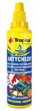 Tropical ANTYCHLOR 30 ML kondicionira vodu.