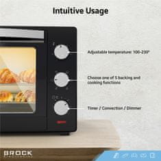 BROCK električna pećnica 30l - TO 3001 BK