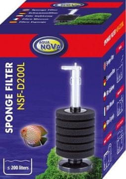Aquanova NSF-D200L spužvasti filter Aqua Nova