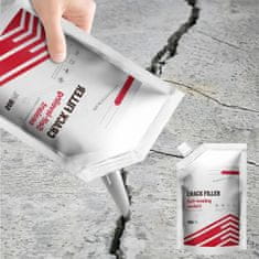 Netscroll Tesnilno ljepilo za beton i pukotine, vodootporno i elastično, brzo sušeće, tesnilna masa za zidove i podove, krovove i fuge, 500 ml, sivo, CrackFiller