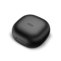 Ksix Saturn pametni prsten veličina XXS, Aut. 3 dana, aktivnost, zdravlje, crni