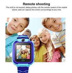 JOJOY® Dječji pametni sat s GPS i LBS lokacijom, video pozivi, SOS tipka, kamera | SMARTY Plava