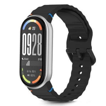 Tech-protect Silicone Sport remen za Xiaomi Smart Band 8 / 9 / 10, black