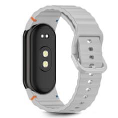 Tech-protect Silicone Sport remen za Xiaomi Smart Band 8 / 9 / 10, crayon grey