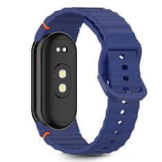 Tech-protect Silicone Sport remen za Xiaomi Smart Band 8 / 9 / 10, storm blue