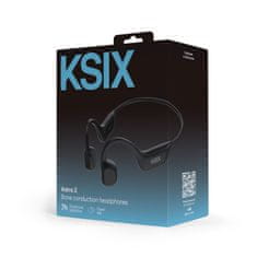 Ksix Bežične slušalice Astro Sport 2, koštana provodljivost, 7h autonomija,crne