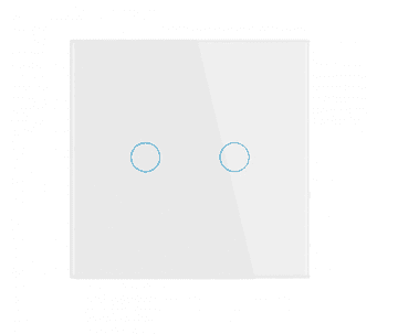 BOT Pametni prekidač za svjetlo Zigbee TWO SP302, bijela