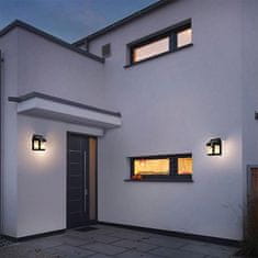 Netscroll Solarna LED lampa sa senzorom pokreta, vanjska zidna rasvjeta, vodootporna, automatsko paljenje, topla bijela svjetlost, 180° kut osvjetljenja, VillaLamp