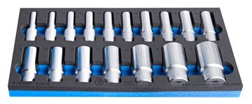 Unior 964/55SOS set dugih nasadnih ključeva 1/2&quot; u SOS umetku (625332)