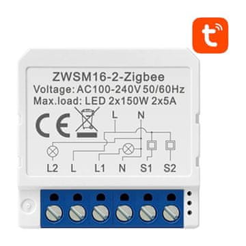 Smart Pametni modul za prekidač ZigBee Avatto ZWSM16-W2, TUYA