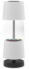 Platinet PTL45RGB VALOVITA bežična LED stolna lampa, USB-C, 28,5 x 10 cm, crno-bijela