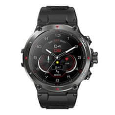 ZEBLAZE Pametni sat Zeblaze Stratos 2 - Crni, GPS, AMOLED zaslon, 25 dana trajanja baterije