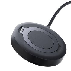 BASEUS Osnovna stanica za punjenje 15W Baseus Simple Mini4 (crna) MagSafe s kablom 1,5m